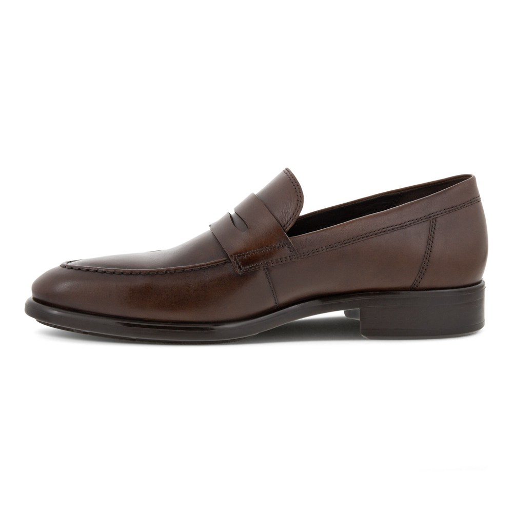 Slip On Hombre - ECCO Citytray - Marrom - HNC928760